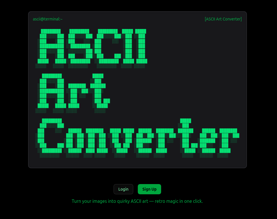 ASCII Art Generator