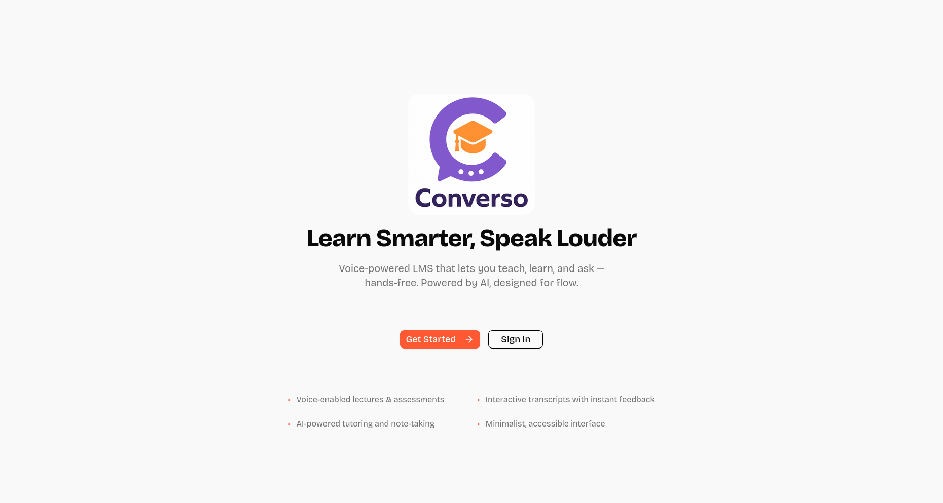 Converso - Voice LMS